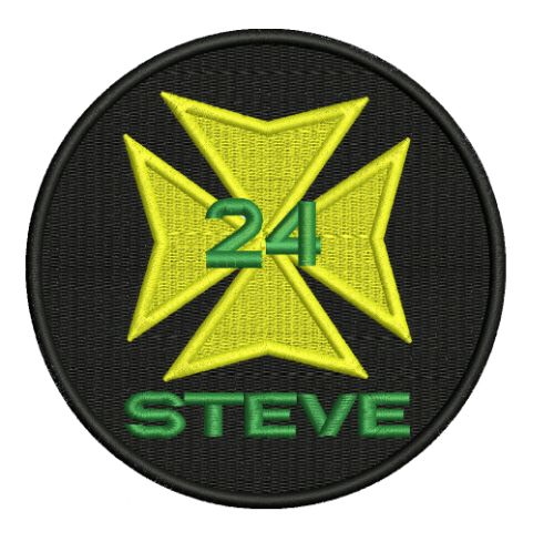24 Fd  Sqn Badge embroidered Polo Shirt